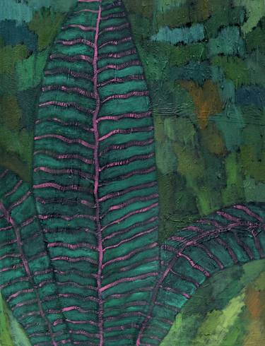 Original Figurative Botanic Painting by Olga Nikitina