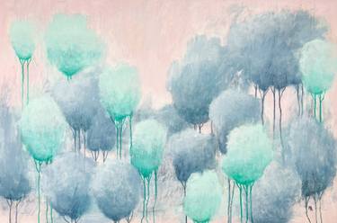 Original Abstract Tree Paintings by Natalie Aleksejeva
