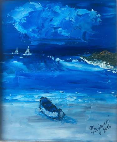 Original Realism Seascape Painting by Branka Bojanic