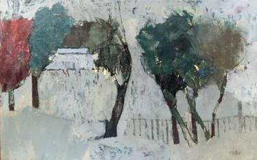 Original Expressionism Tree Paintings by Marisu Solis