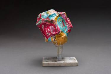 Original Abstract Expressionism Tree Sculpture by Marisu Solis