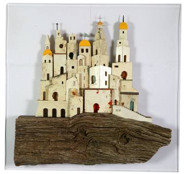 Original Figurative Cities Sculpture by Francesco Sciacca