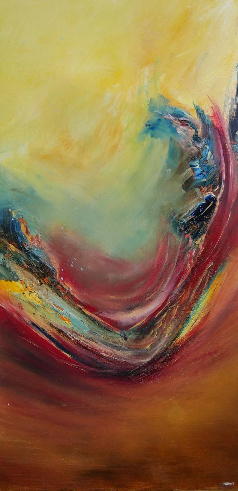 Print of Abstract Expressionism Abstract Paintings by Auriane Phillippon