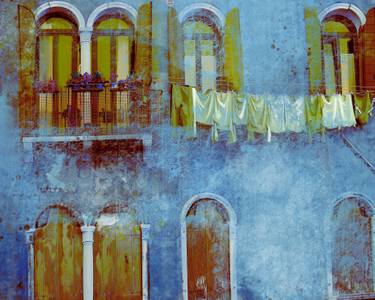 Original Art Deco Architecture Mixed Media by Ira Tsantekidou