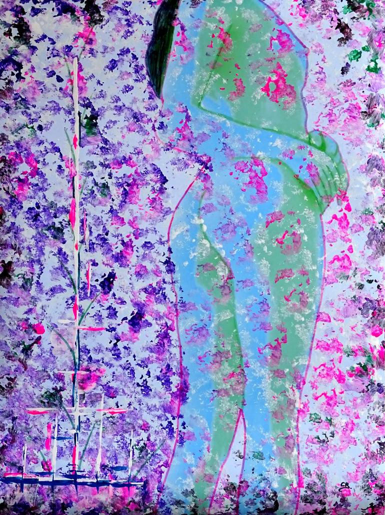 Original Abstract Nude Paintings by Conrad Bloemers