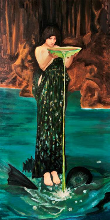 Original Classicism Classical Mythology Paintings by Mihails Karavajevs