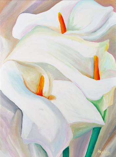 Original Realism Botanic Paintings by Mihails Karavajevs