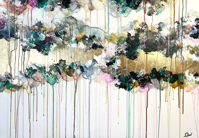 Original Abstract Expressionism Abstract Paintings by Maria Esmar