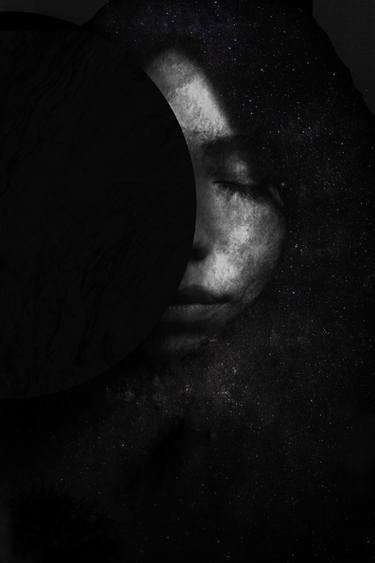 Original Conceptual Portrait Mixed Media by Shreenoor Lal Rajbhandari