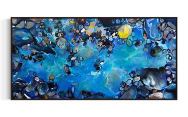 Original Abstract Expressionism Abstract Painting by Zue Chan