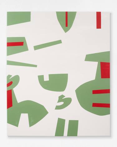 Original Abstract Geometric Paintings by Nadra Jacob 