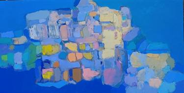 Original Abstract Seascape Paintings by Elena Shraibman