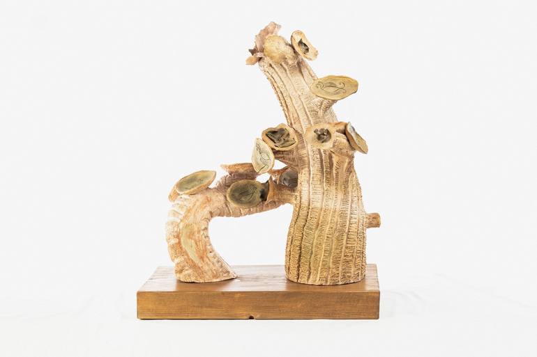 Original Abstract Tree Sculpture by Olympia Letsiou
