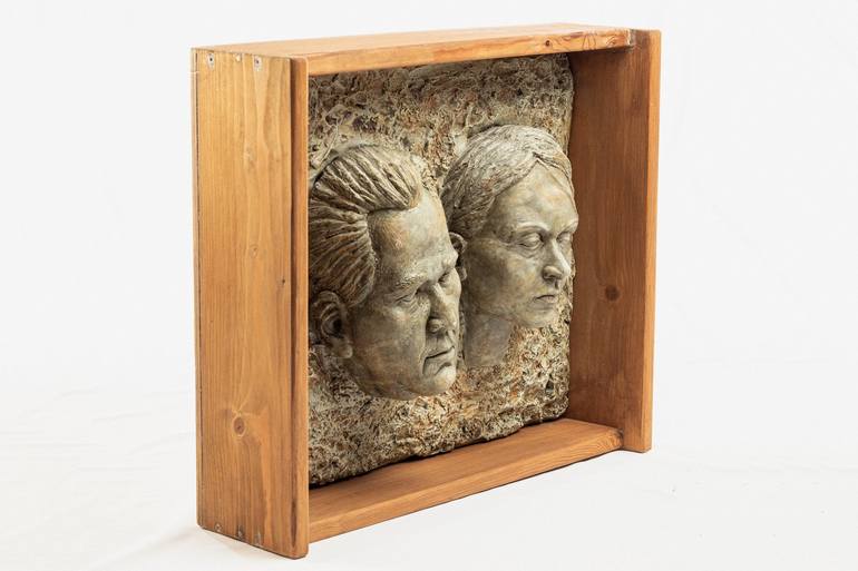 Original Abstract People Sculpture by Olympia Letsiou