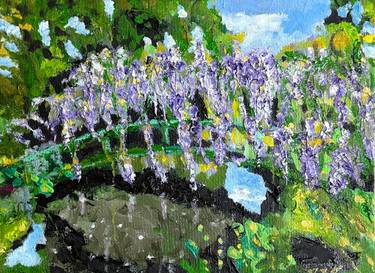Original Impressionism Landscape Painting by Robert Zent Chew