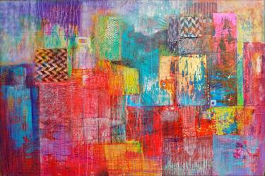 Original Abstract Expressionism Abstract Paintings by Eva Dahn Rubin