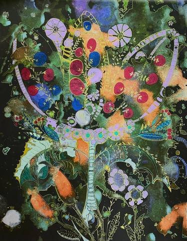 Original Digital Art Botanic Paintings by Hagel Art
