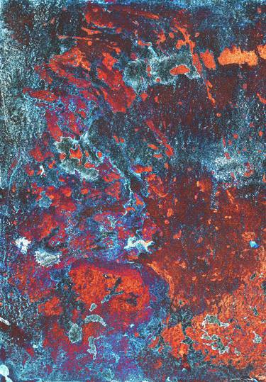 Original Abstract Expressionism Abstract Printmaking by Hagel Art