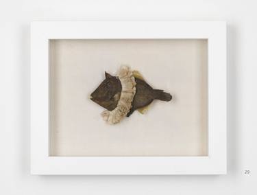 Original Conceptual Animal Mixed Media by Anita Steinwidder