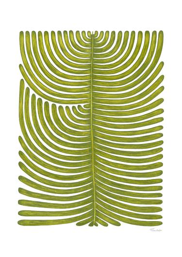 Original Fauvism Botanic Printmaking by Marianne Hendriks