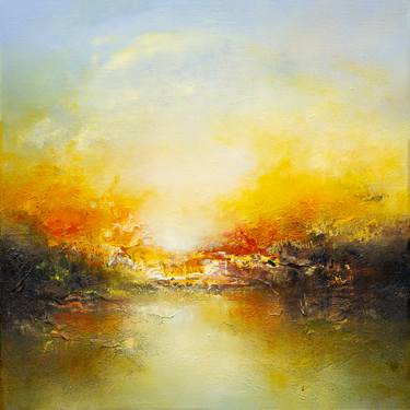 Original Abstract Landscape Painting by Kris Ancog