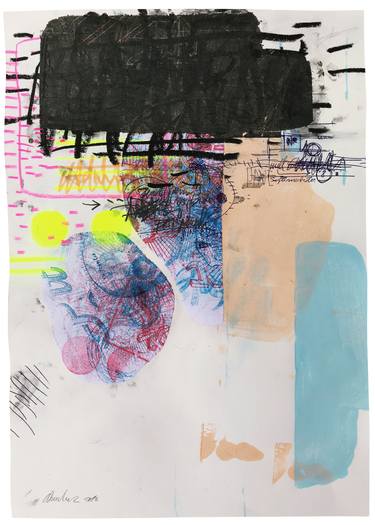 Original Conceptual Abstract Painting by Thomas Atzenbeck