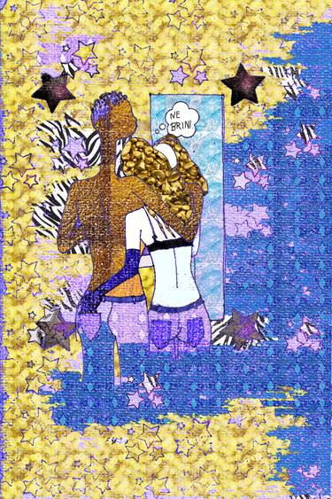 Original Fine Art Love Mixed Media by Maja Skenderovic