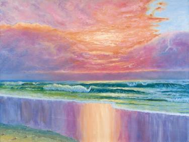 Original Fine Art Seascape Painting by Yuriy Kovalenko