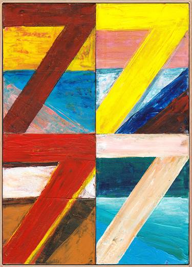 Original Expressionism Abstract Painting by Simon Hartas