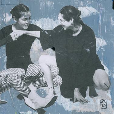 Original Abstract Women Collage by Mascha Rodigina