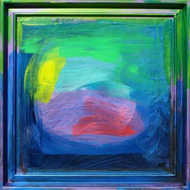 Original Abstract Expressionism Abstract Painting by Kees Van Uden