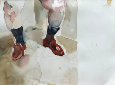Original Expressionism Body Drawings by Florencia Guerberof