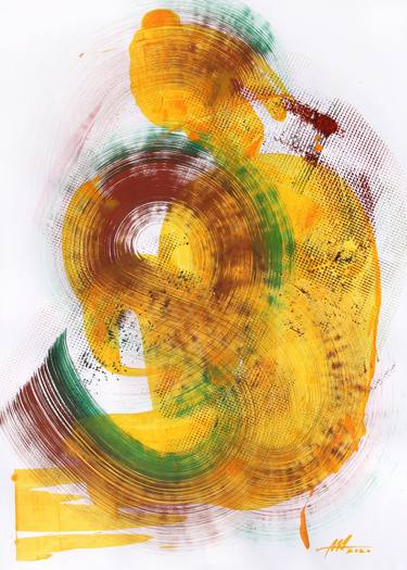 Original Conceptual Abstract Paintings by Toli Menkiv