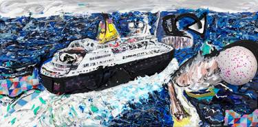 Original Abstract Seascape Paintings by Steven Tannenbaum