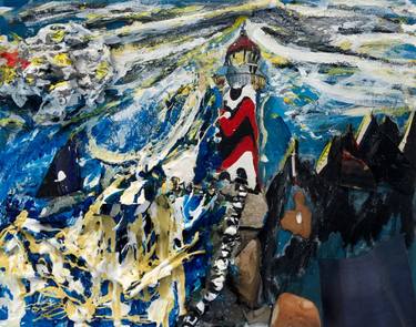 Original Abstract Expressionism Seascape Paintings by Steven Tannenbaum