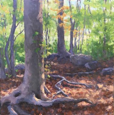 Original Impressionism Nature Painting by Jennifer Young