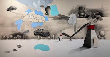 Original Conceptual Landscape Drawings by Christian Parent
