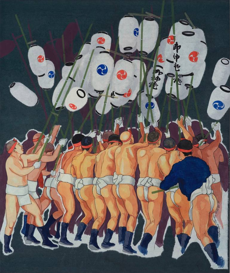 Print of Figurative Men Paintings by Shinji Horimura