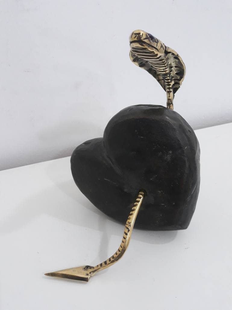 Original Abstract Love Sculpture by Marjan Ristovski