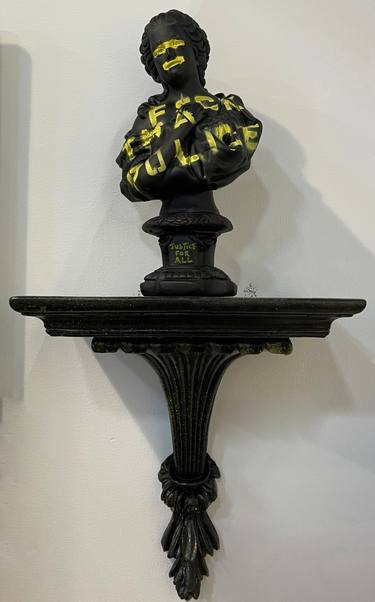 Original Pop Art Political Sculpture by Francis Minien
