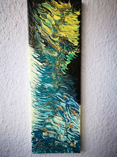 Original Art Deco Abstract Painting by Chipriade Andreea-Luciana