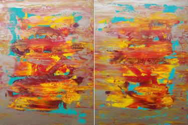Original Abstract Expressionism Abstract Paintings by Ivana Olbricht