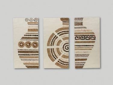 Original Symbolism Patterns Mixed Media by Irina  Krilo