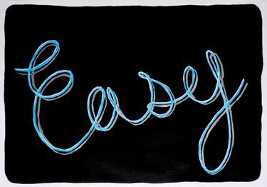 Original Conceptual Calligraphy Paintings by Kind Of Cyan
