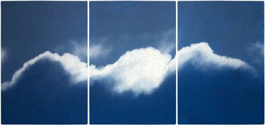 Original Abstract Aerial Printmaking by Kind Of Cyan