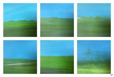 Original Abstract Landscape Digital by Maria  Stroka