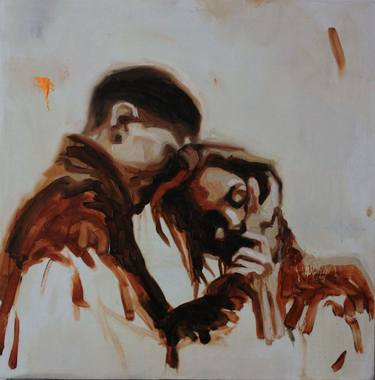 Original Abstract Expressionism Love Paintings by Claudia Barbu