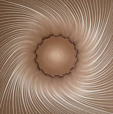 Original Art Deco Abstract Painting by Marijus Balcius