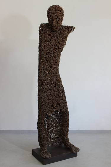 Original Figurative Performing Arts Sculpture by Ionel Alexandrescu