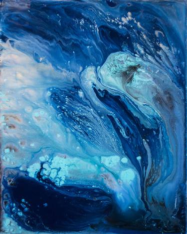 Original Abstract Water Painting by Anissa Bryant